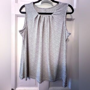 Worthington - sleeveless blouse tank - size large
